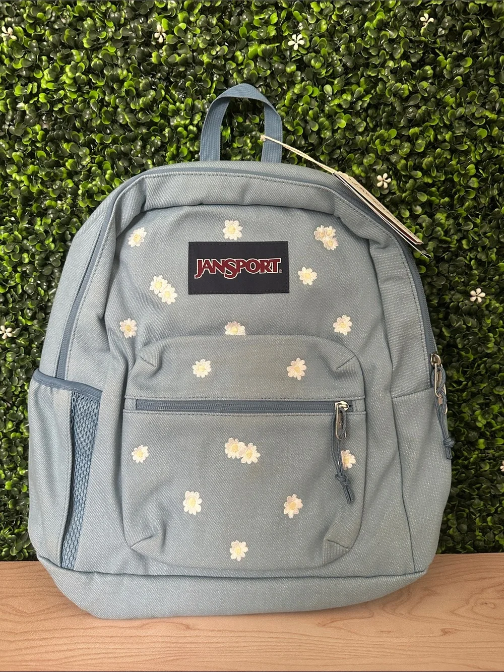 JanSport Cross Town Plus Remix Backpack Tiny Daisies #12